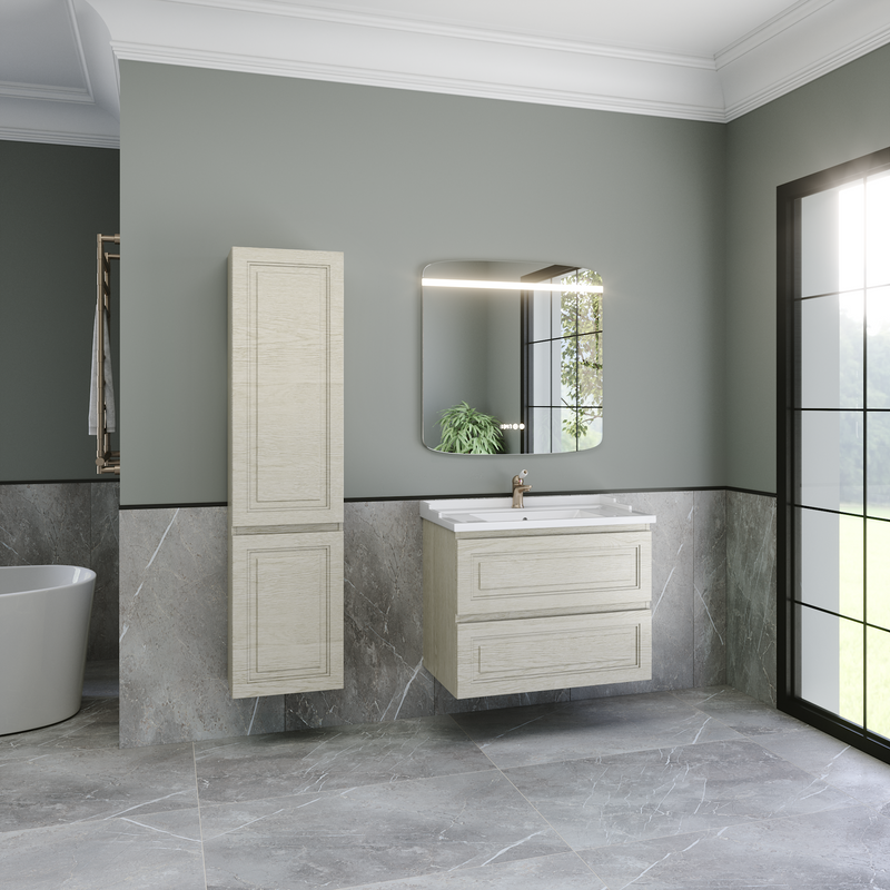 Мебель для ванной комнаты Caprigo Wales 80 беленый дуб