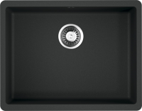Комплект Мойка Omoikiri Kata 54-U-BL черная + Смеситель Kaiser Merkur 26744-9 черный