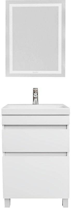 Мебель для ванной комнаты IDDIS Zodiac 50 напольная, с ящиками
