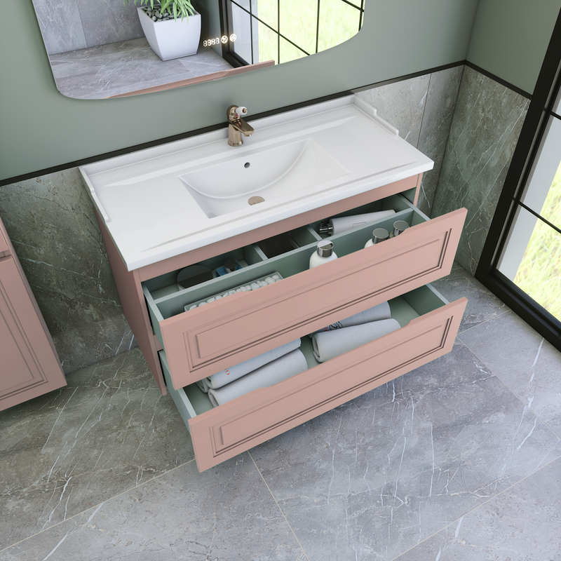 Мебель для ванной комнаты Caprigo Wales 100 пудра