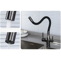 Смеситель для кухни Frap H69 F4396-15 оружейная сталь