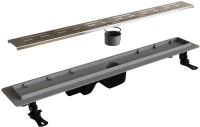 Душевой трап (лоток) RGW Drain Leo-20 хром, 80 см