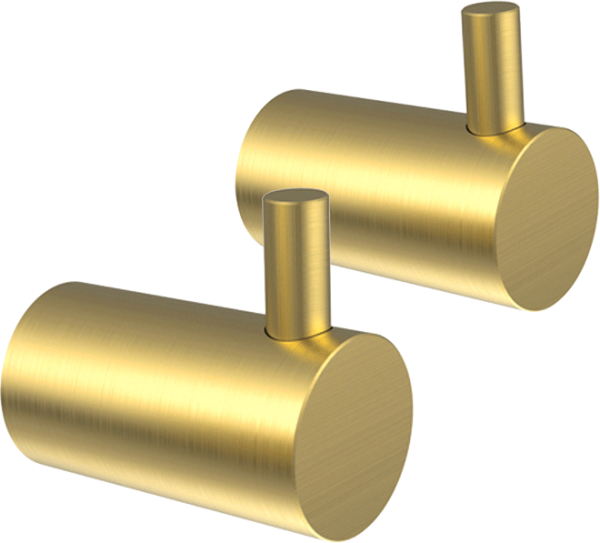 Крючок IDDIS Petite PET2G02i41 2 шт, матовое золото