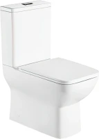 Унитаз-компакт напольный Weltwasser WW SK Innbach 001 GL-WT безободковый, с микролифтом, белый глянец
