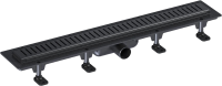 Душевой трап Good Door ТЛ00030 84,5x5,3 см, черный