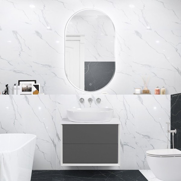 Мебель для ванной комнаты Cezares Bellagio 70 со столешницей grigio nuvola