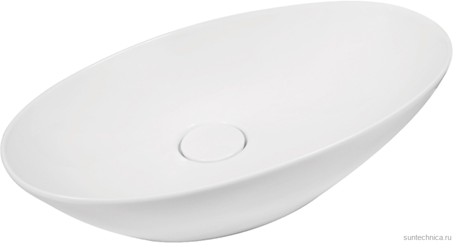 Тумба с раковиной Lemark Miano 60 белая глянцевая, раковина Триумф