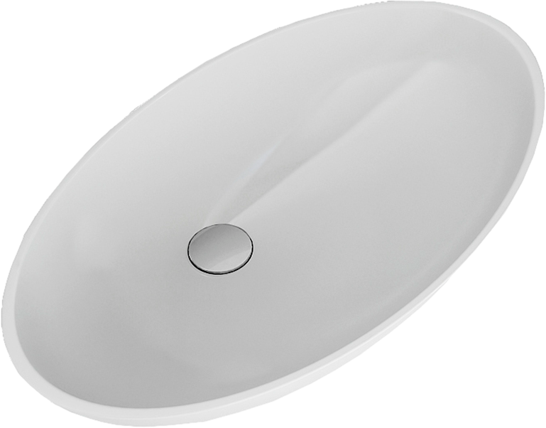 Тумба с раковиной Lemark Miano 60 белая глянцевая, раковина Триумф