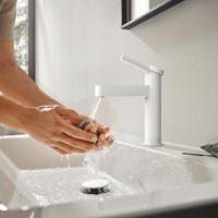 Смеситель для раковины Hansgrohe Finoris 110 76023700 матовый белый