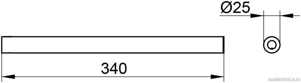 Полотенцедержатель Keuco Reva 12822370000 черный