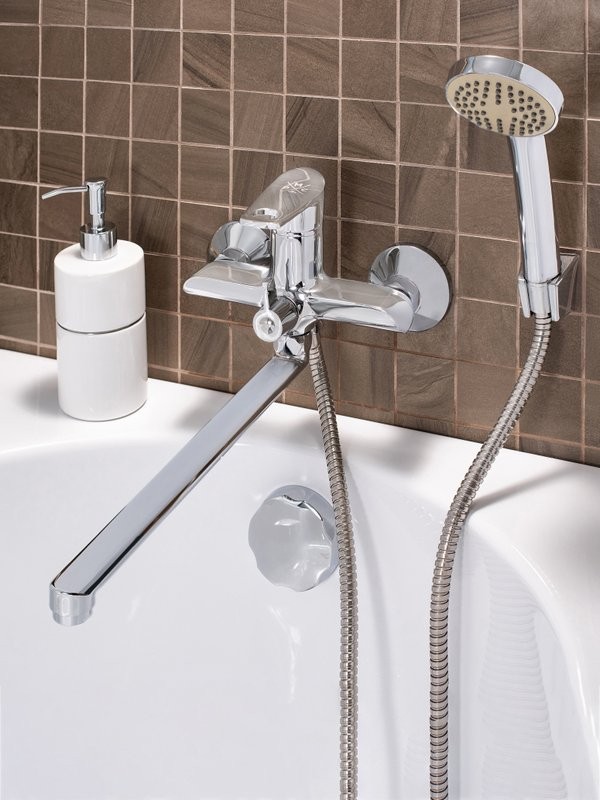 Смеситель с длинным изливом для ванны РМС SL137 SL137-006E