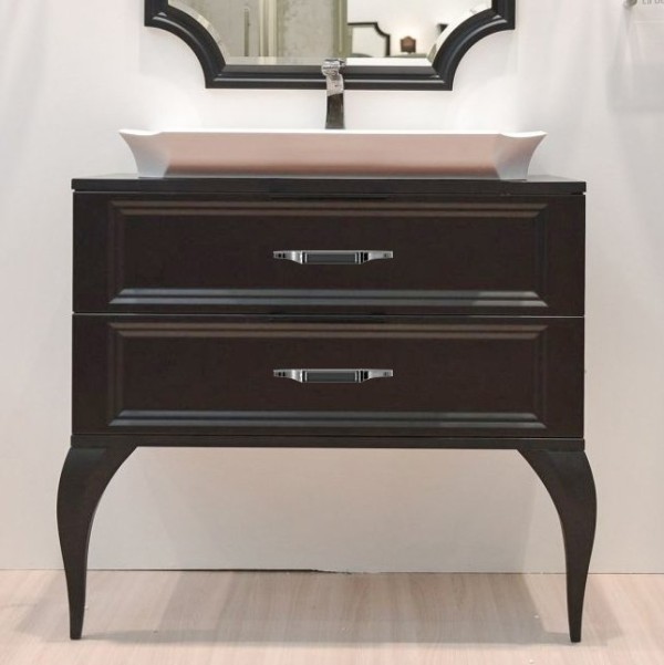 Тумба под раковину Aqwella 5 stars LaDonna черная