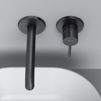 Смеситель для раковины AM.PM Libre F6072622 С ВНУТРЕННЕЙ ЧАСТЬЮ, матовый черный