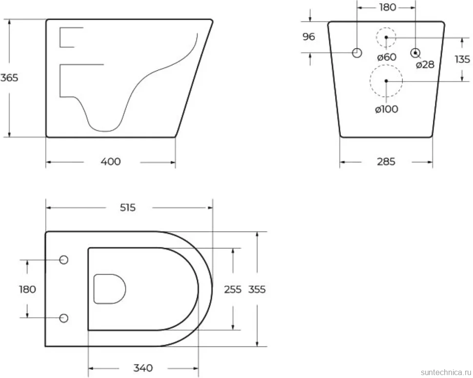 Унитаз подвесной BelBagno Flay-r BB053CHR/SC безободковый, с микролифтом, белый глянцевый