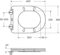 Унитаз подвесной BelBagno Flay-r BB053CHR/SC безободковый, с микролифтом, белый глянцевый