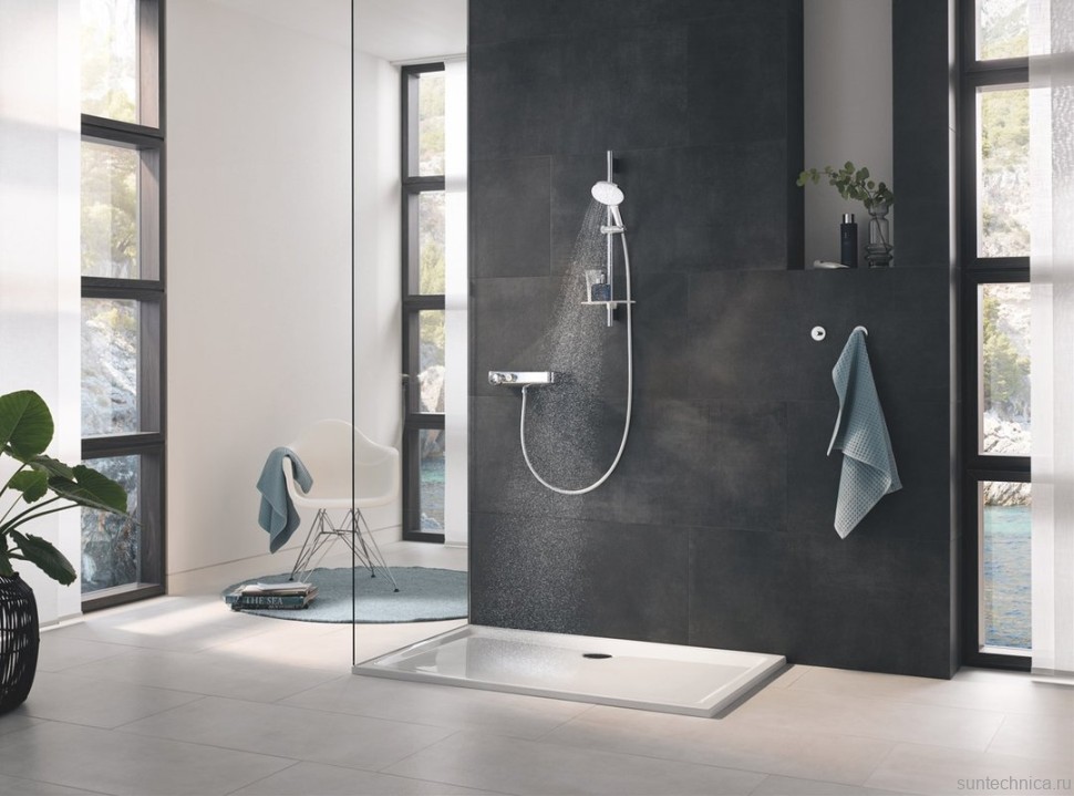 Душевая лейка Grohe Rainshower SmartActive 26574LS0 белая луна
