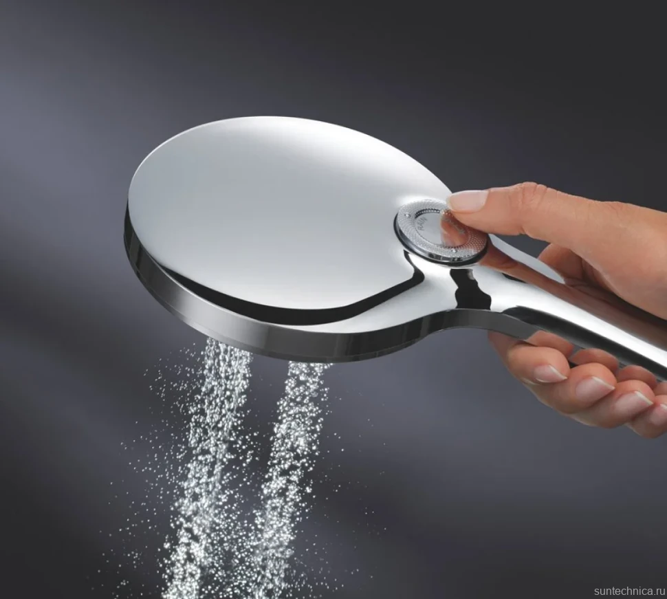 Душевая лейка Grohe Rainshower SmartActive 26574LS0 белая луна