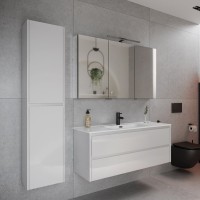 Мебель для ванной комнаты Sancos Libra 120 см белый глянец