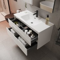 Мебель для ванной комнаты Sancos Libra 120 см белый глянец