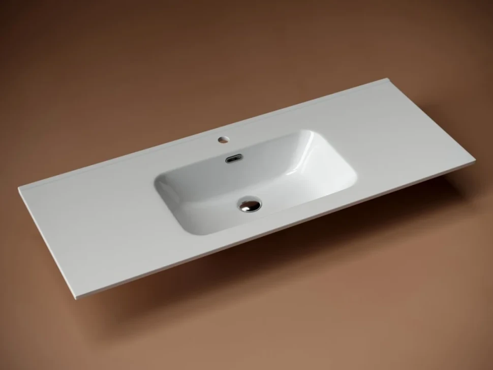 Мебель для ванной комнаты Sancos Libra 120 см белый глянец