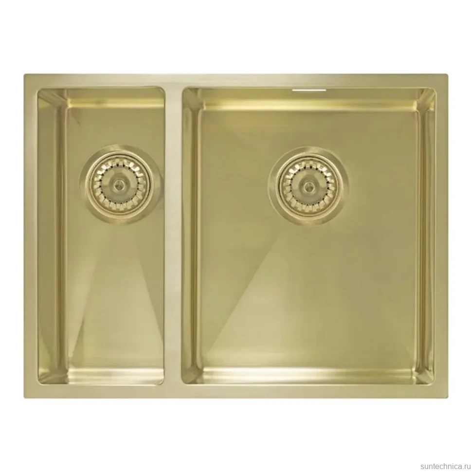 Мойка кухонная Seaman Eco Marino SME-575DL light gold