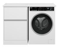 Тумба под раковину без столешницы Misty Ингрид 60 напольная, под стиральную машину, белая