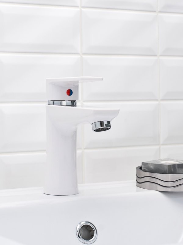 Смеситель для раковины РМС PL6 001F белый