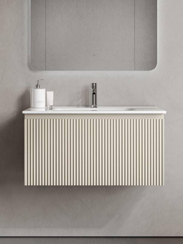 Тумба под раковину без столешницы Sancos Snob R 1.0 80 beige soft