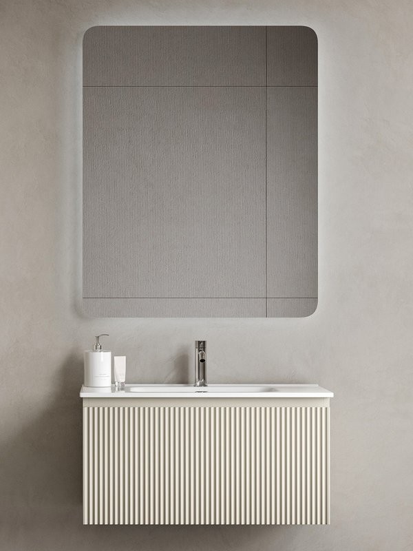 Тумба под раковину без столешницы Sancos Snob R 1.0 80 beige soft