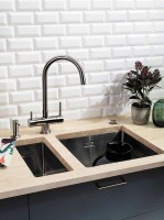 Смеситель для кухни Omoikiri Akita нержавеющая сталь