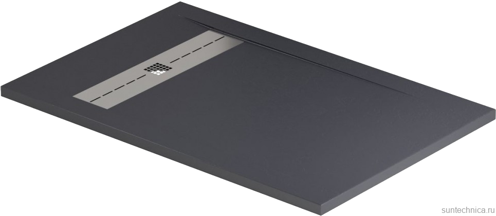 Поддон для душа Allen Brau Infinity 120х90 см, антрацит