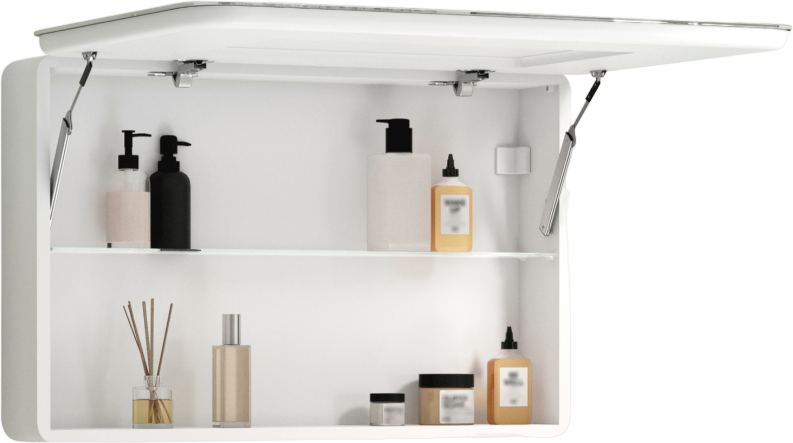 Зеркало-шкаф CONTINENT Tokio 90х53 с подсветкой