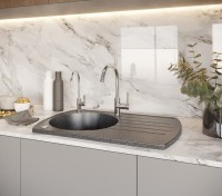 Смеситель для кухни Blanco Mida Silgranit 524201