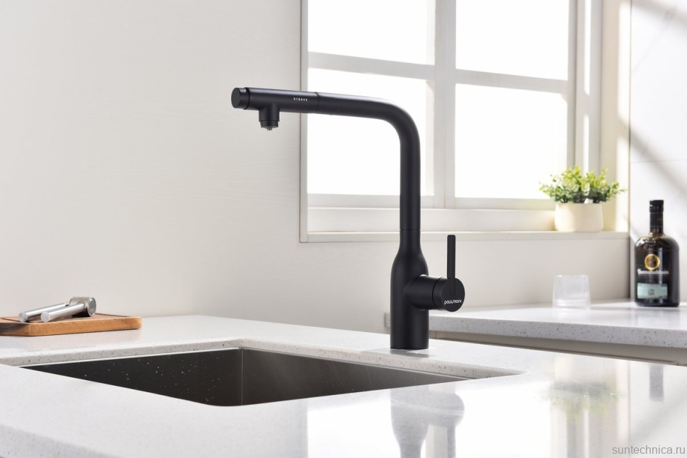 Смеситель для кухни Paulmark Viper Vi213105-AN антрацит