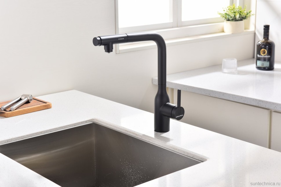 Смеситель для кухни Paulmark Viper Vi213105-AN антрацит