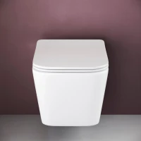 Комплект Унитаз подвесной Ceramicanova Metric CN3007 безободковый, с микролифтом + Инсталляция Envision CN1001W + Кнопка Round, белая