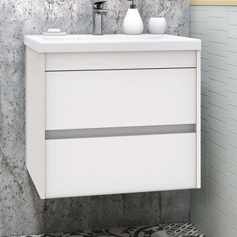 Тумба под раковину Art&Max Family 60, подвесная, Bianco Lucido