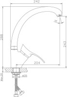Смеситель для кухни Haiba HB01-2 HB4101-2