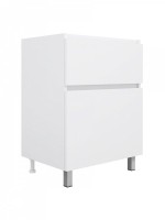 Тумба с раковиной Teymi Laina 60 напольная, матовая белая