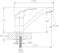Смеситель для кухни Haiba HB36 HB4536