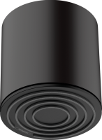 Верхний душ Hansgrohe Pulsify 105 1jet 24130670 матовый черный