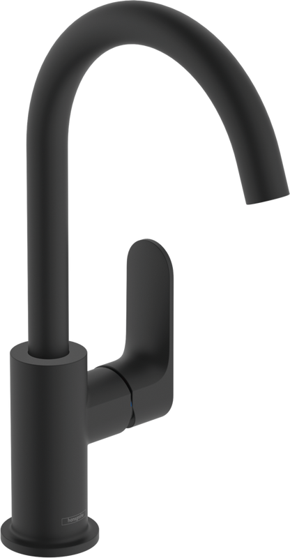 Смеситель для раковины Hansgrohe Rebris S 72536670 черный матовый