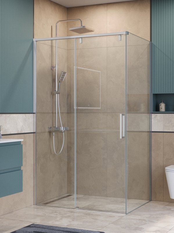 Душевой уголок BelBagno Soft Close-1 AH-1-120/90-C-Cr профиль хром
