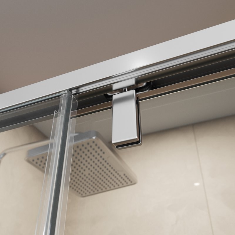 Душевой уголок BelBagno Soft Close-1 AH-1-120/90-C-Cr профиль хром