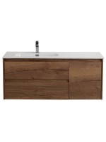 Тумба с раковиной BelBagno Kraft L, 100 2 ящика, дверца, rovere tabacco