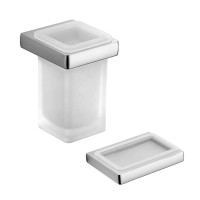 Набор Стакан Colombo Design Lulu B6202 + Мыльница B6201 Набор Стакан Colombo Design Lulu B6202 + Мыльница B6201