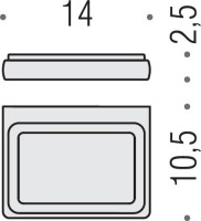 Набор Стакан Colombo Design Lulu B6202 + Мыльница B6201 Набор Стакан Colombo Design Lulu B6202 + Мыльница B6201