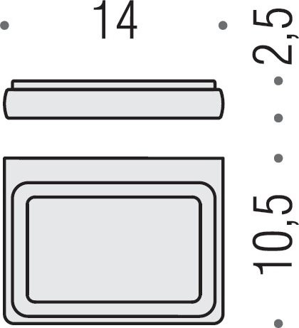 Набор Стакан Colombo Design Lulu B6202 + Мыльница B6201