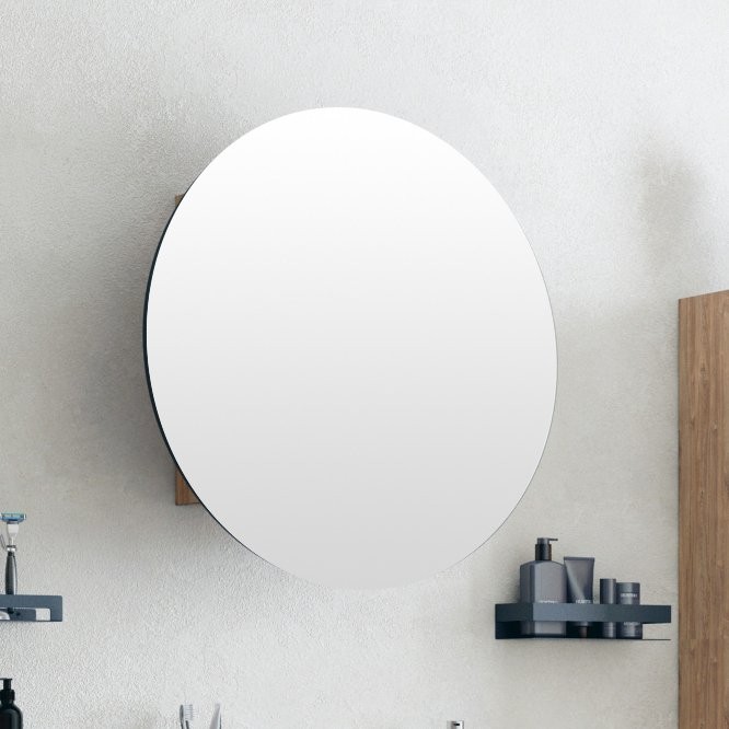 Зеркало-шкаф Corozo Форест 77 дуб канзас коричневый