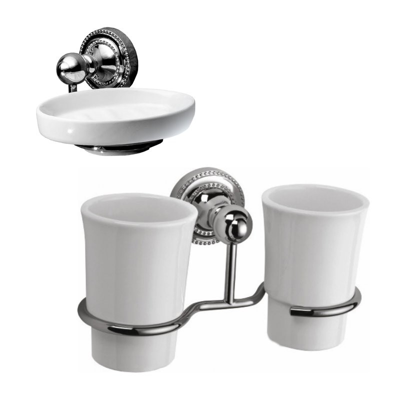 Набор Стакан Fixsen Style 41107 + Мыльница 41108